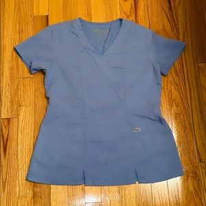 GREY’S ANATOMY Blue Scrub Top + Pant Set